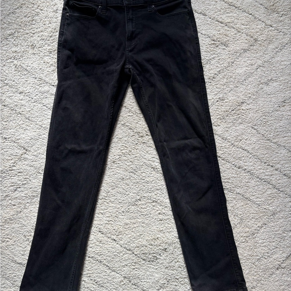 Hollister Black Slim Straight Jeans Size 32x34